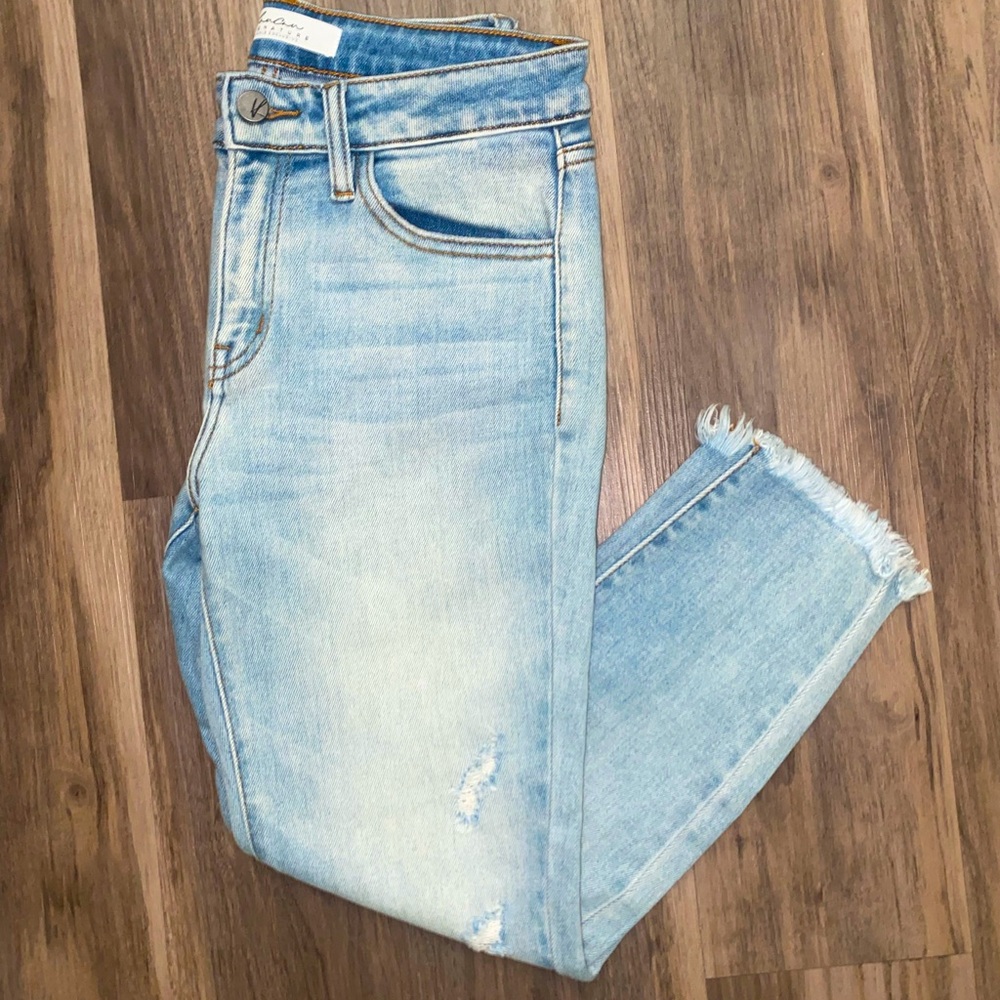 Women’s KanCan Mid-Rise Ankle Jeans - Size 27 X-Short